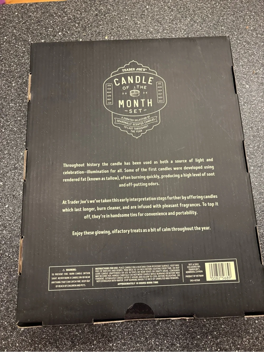 Trader Joe's Candle of the Month Set - Multi Color - Picture 2 of 3